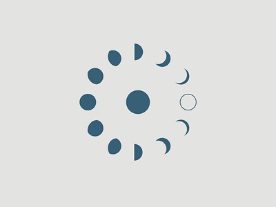Cycle art basic blue branding circles crescent crescent moon cycle design icon illustration illustrator logo minimal moon moons vector web