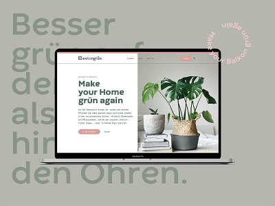 Beetongrün Website branding corporate design editorial design landing page layout logo typography ui ux web website