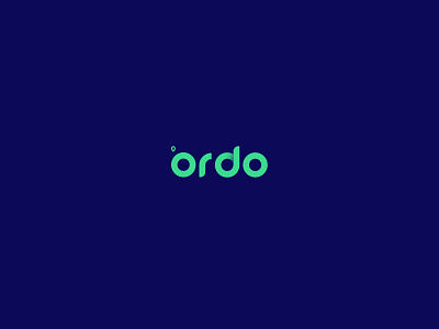 Ordo Startup Logo app branding design layout logo minimal mobile typography ui ux