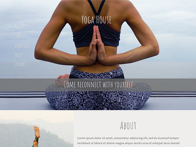 Yoga House brand identity business design photoshop xd ux website design wellness xd yoga