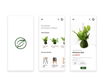 Application Design for Indoor Plant Shop