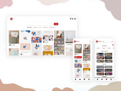 Redesign of the Pinterest