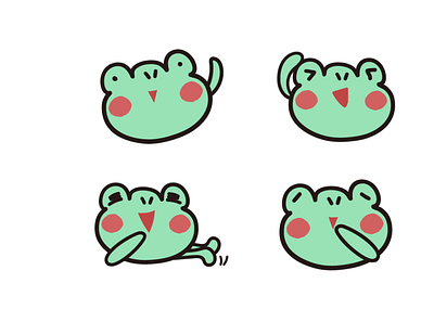 Character Design/Illustration - Momo Frog character design frog illustration