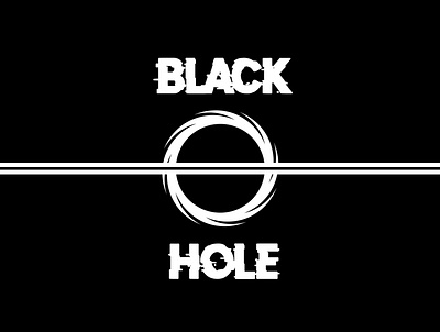 Hole black hole logo