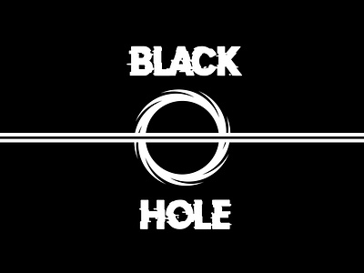 Hole black hole logo