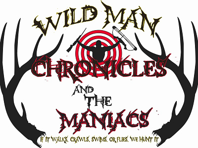 Wild Man Chronicles logo graphic illustration logo vector