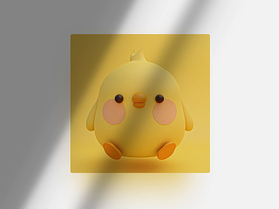 Hey little duck animation bird blender blender3d cute duck duckling ducks funny loop yellow