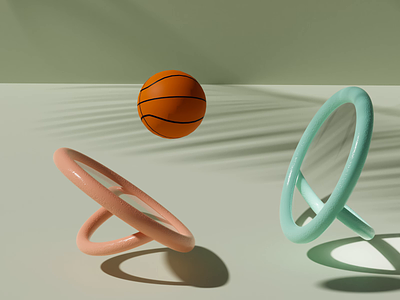 Dribble animation basketball blender blender3d fun glass lowpoly lowpoly3d lowpolygon mirror sports textures