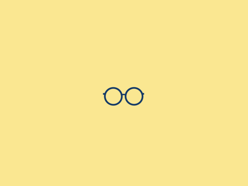 Frames 👓 animation frames gif icon iconography illustration line specs trend yellow