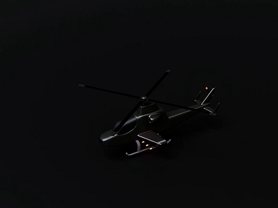 Landing blender blender3d choper helicpoter motion