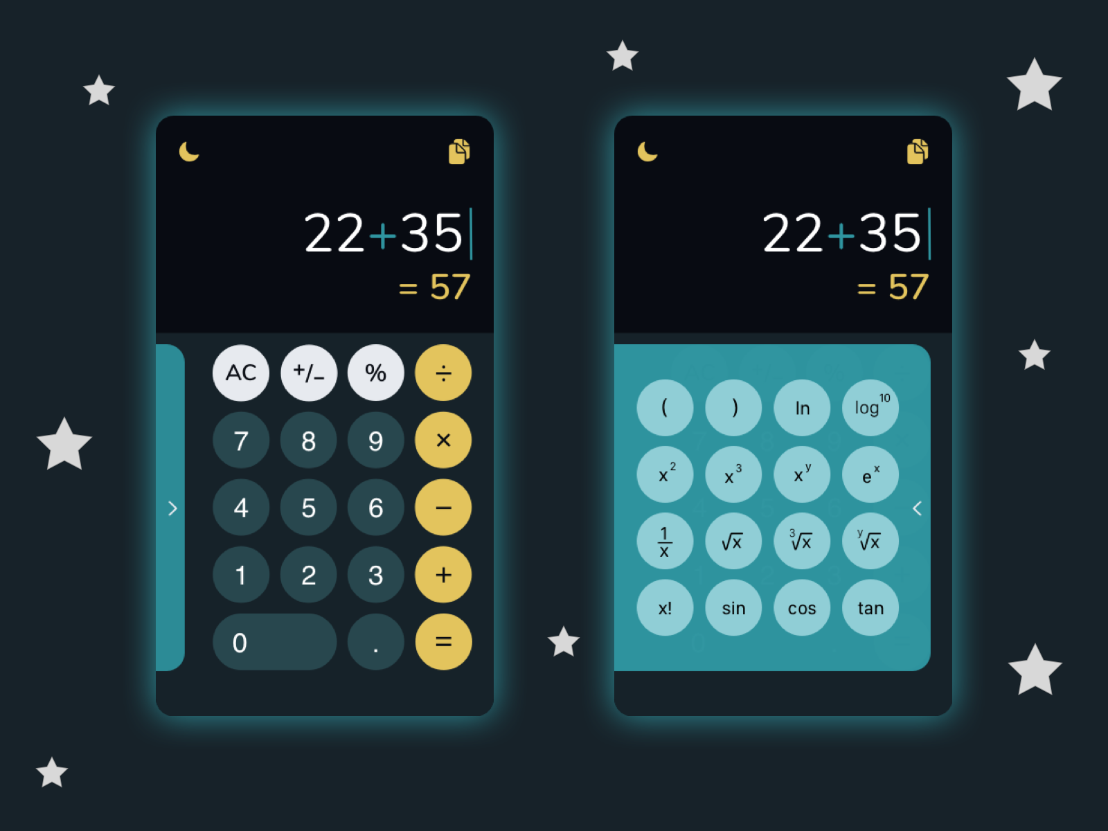 Day 4 • Calculator By LISA MAKAROVA On Dribbble