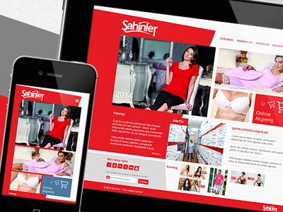 Sahinler Client Website + Ecommerce asymmetric clean corporate ecommerce turkish web webdesign website