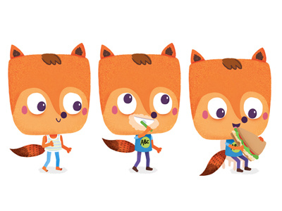 What's the time Mr.Fox? It's time for... app digital fox illustration kids toddler