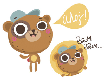 Little Bear Mascot animals bear digital illustration mascot