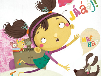 jaaaj! childrens book digital illustration