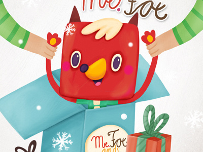 Christmas gift app christmas digital game illustration ipad