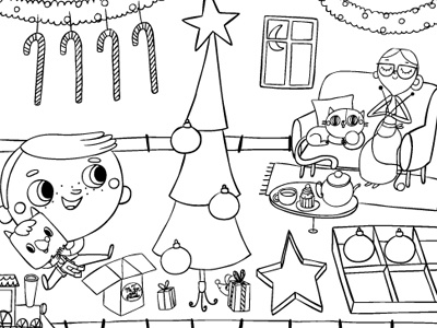 Coloring Page #1 coloring page digital illustration