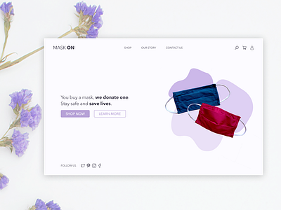 Landing Page: Mask On