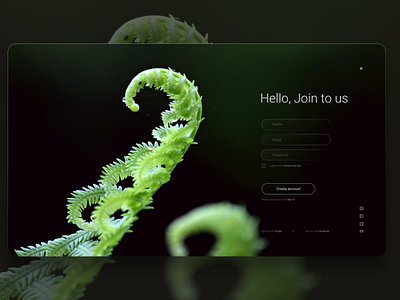 001 Sign up page Daily UI #001