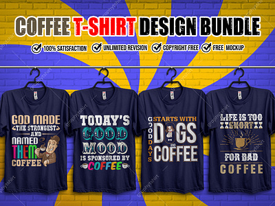 Coffee T-Shirt Design Bundle V.1