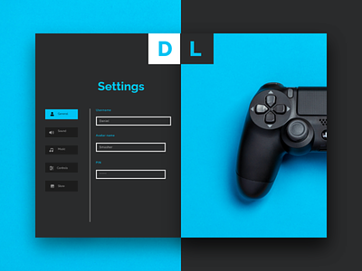 Settings Page - Daily UI 007 creative design graphicdesign settings page settings ui uiuxdesign webdesign