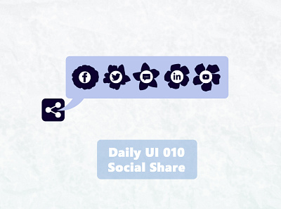 DailyUI 010: Social Share daily ui dailyui dailyui010 design design app ui uiux ux web design webdesign