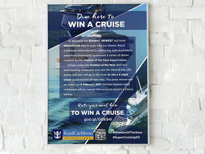 Royal Caribbean Poster branding design designer graphic design graphic designer print print design