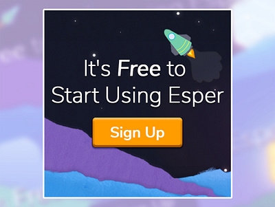 Free To Start Using Esper CTA call to action creative cta design designer graphic design