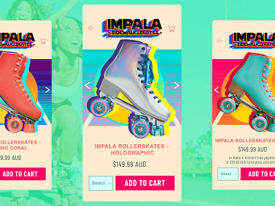 Impala Roller Skates - Holographic