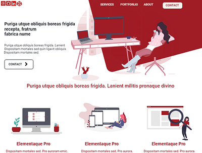 landing landingpage ux