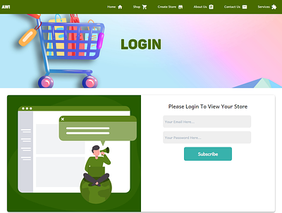 Login page for a project I'm working on design login form ui ux web