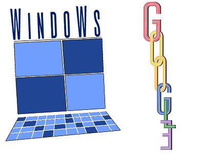 Windows and Google redesign branding design logo typography