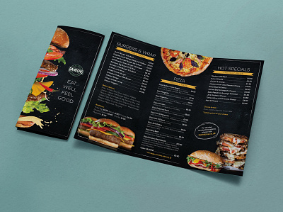 Bandon's Menu branding brochure design graphic design illustration logo menu restaurant tri fold typography ui vector