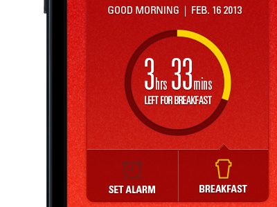 Breakfast Alarm App