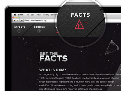 DXM Stories UI bkwld dark ui ui design