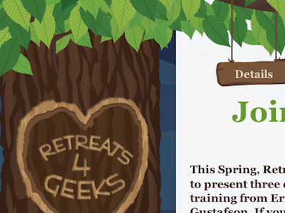 Could it be... a spring retreat? retreats 4 geeks