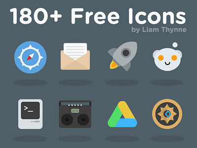 Kvasir: 180+ Free Icons download free freebie icons ios kvasir os x psd