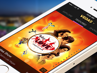 Vegas (the app) - Featured beatles golden gekko shows vegas vegas app