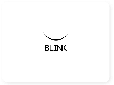 Blink blink design flat logo