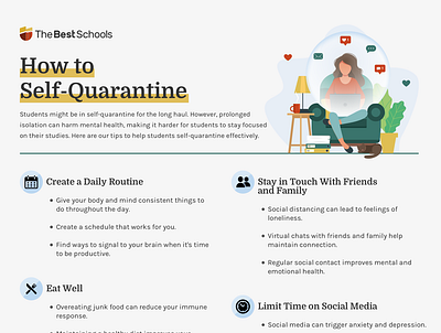 How to Self Quarantine flat flayer design illustrator indesign vector