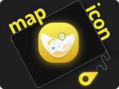 Map icon app icon daily ui dailyui icon icons map map icon navigation