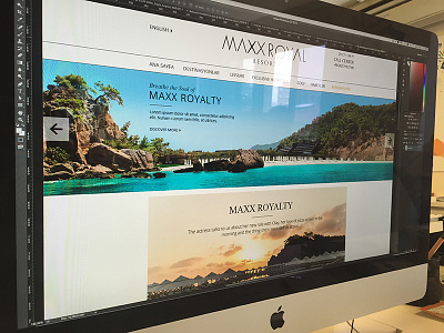MAXX ROYAL booking hotel responsive travel web website