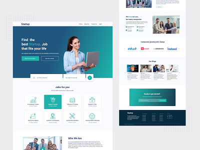 Job Portal landing page css3 html5 jobportal landing page landingpage