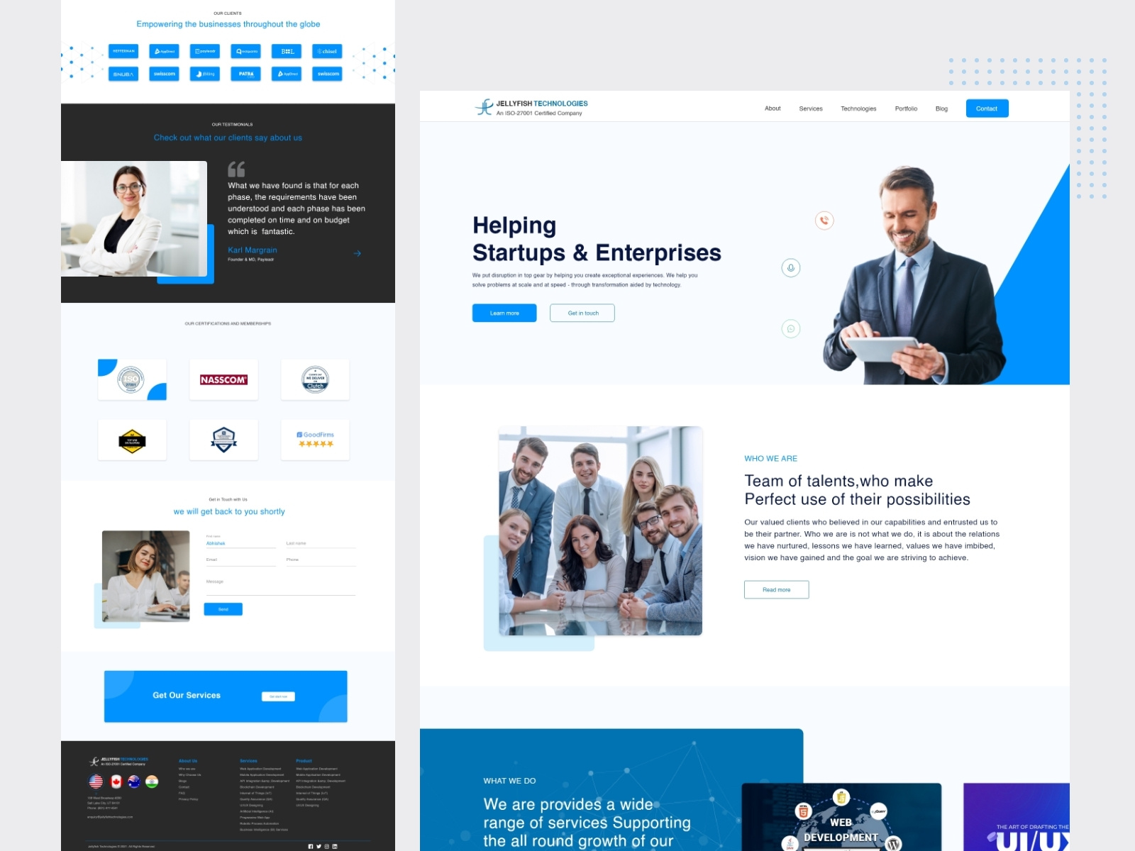 IT Company Layout by Abhi Kashyap on Dribbble