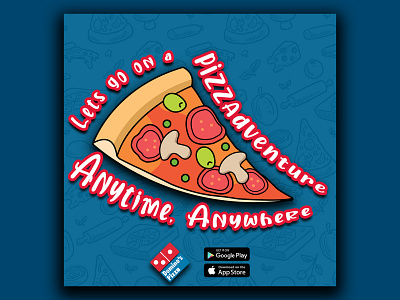 Domino's PizzAdventure Poster Design