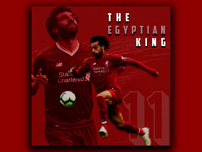 Mo Salah- The Egyptian King adobe adobe illustrator adobe photoshop coronavirus covid19 dribbble football graphics design mo salah photoshop poster soccer