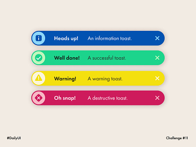 Daily UI 011 • Flash Messages