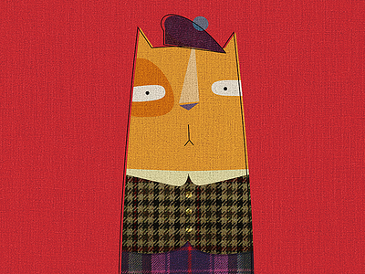 McMoggy animal cat character illustration illustrator loss photoshop