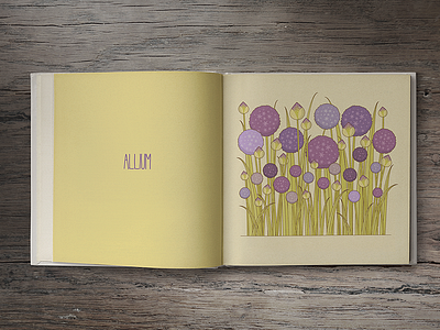 Book mockup (alternative layout) book flowers illustration mockup nature