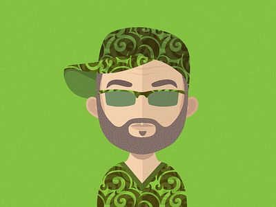 Mr Camo Pants avatar icon illustration